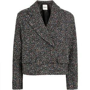 Sandro Paris Cropped Tweed Jacket